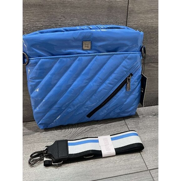 Think Royin Quilted Medium Crossbody - Westwood HamptonBluePtnt Bag - Picture 2 of 7